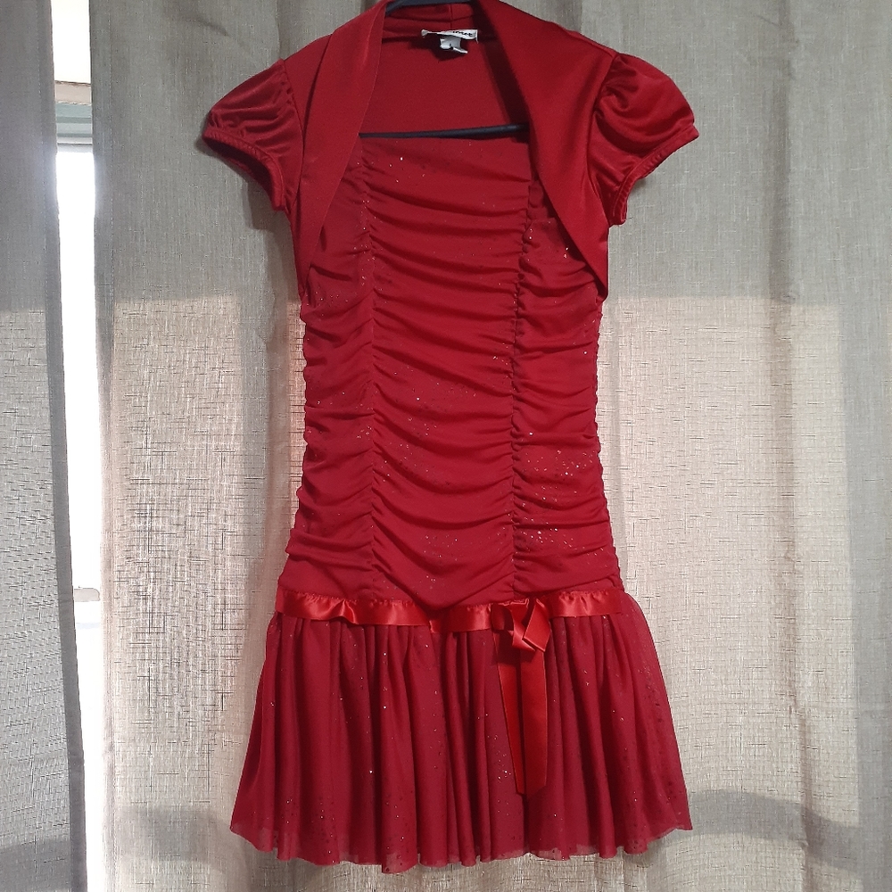 Girl's size 8 red Dress